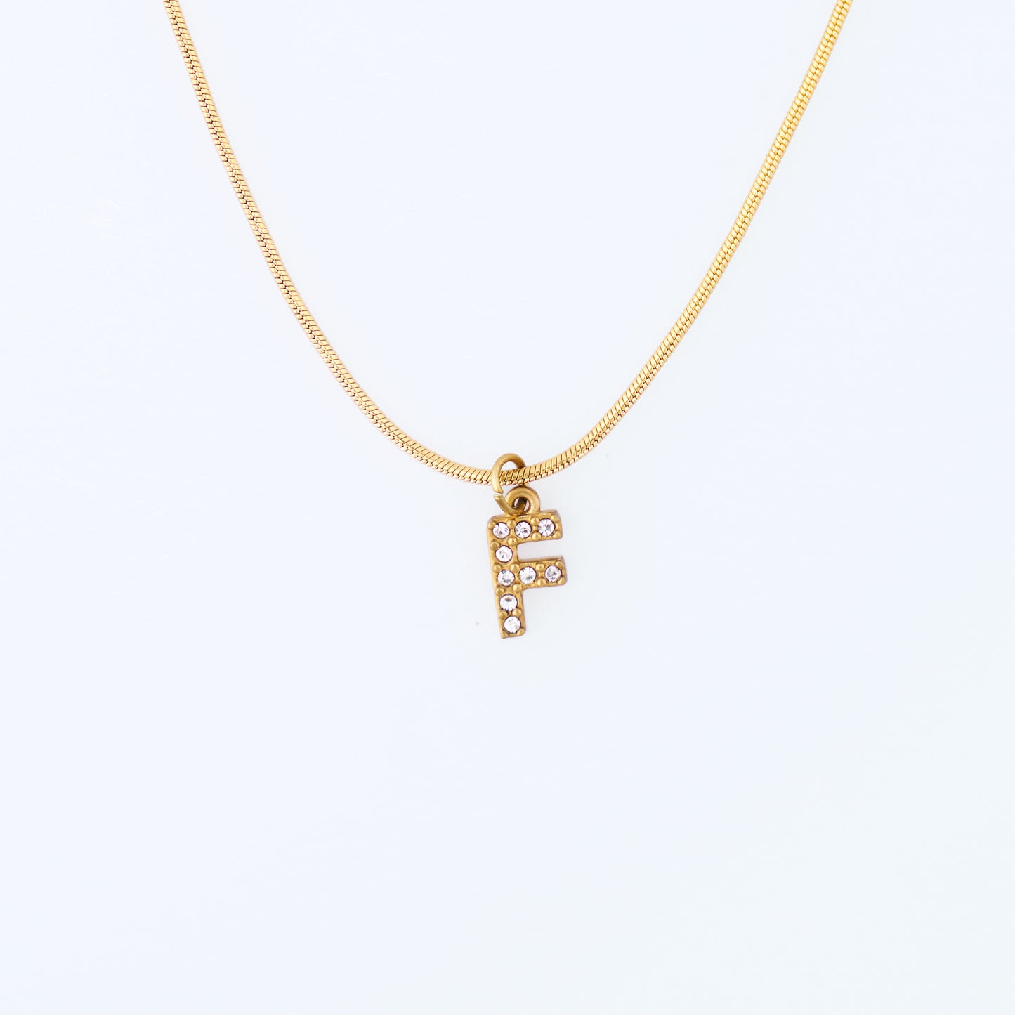 Initial Spark Necklace