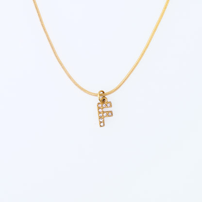 Initial Spark Necklace