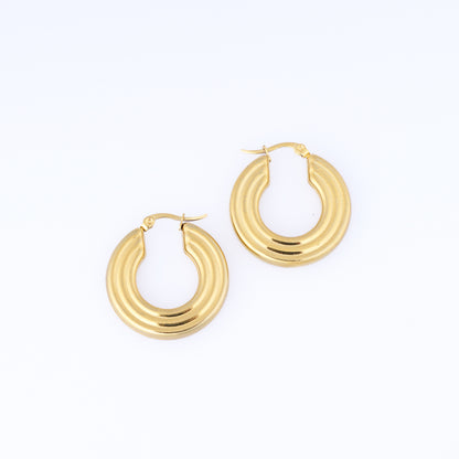 Lined Chunky Hoops