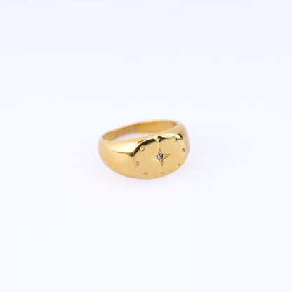 Star Oval Ring